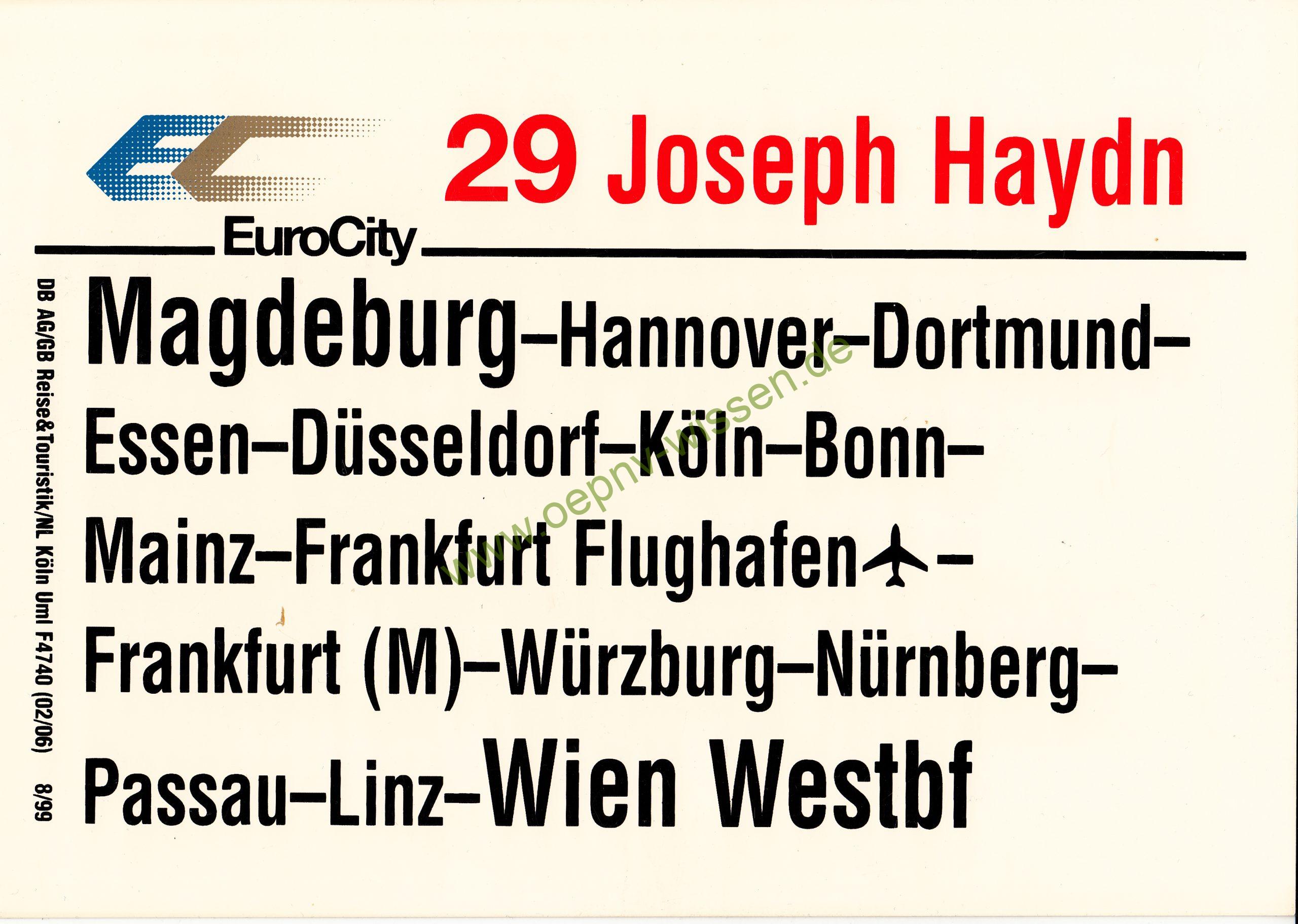 EC 29 Joseph Haydn