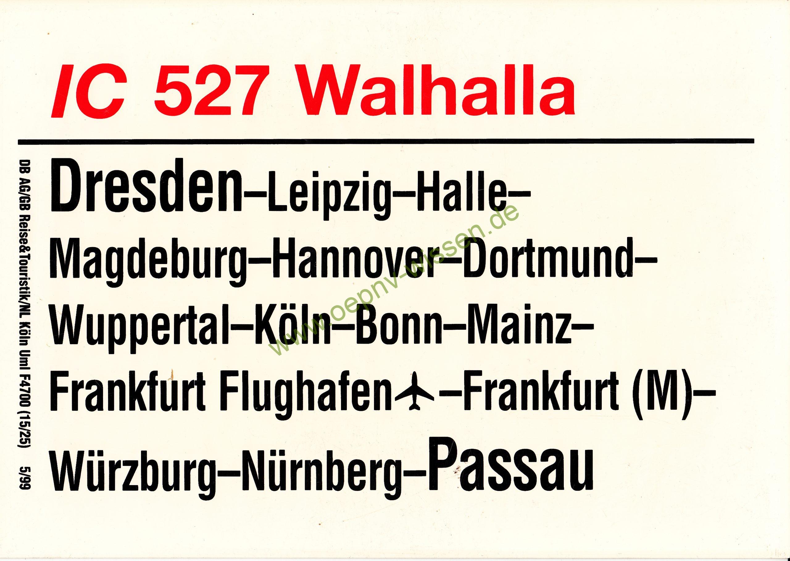 IC 527 Walhalla